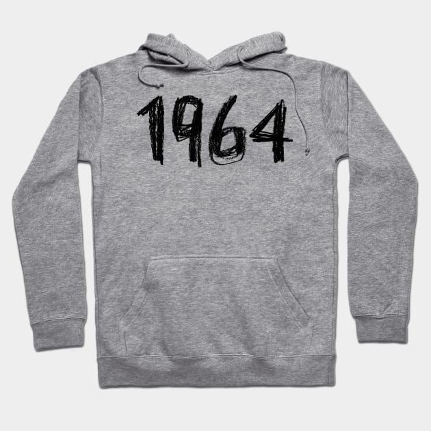 Year 1964, Born in 1964 Hoodie by badlydrawnbabe